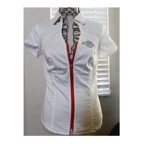 Harley Davidson zip shirt